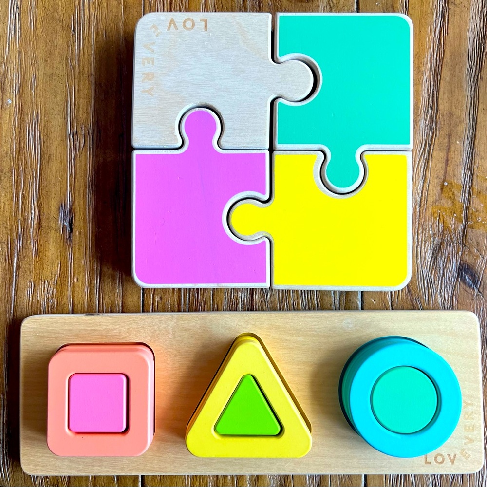 Lovevery 1 year old puzzles